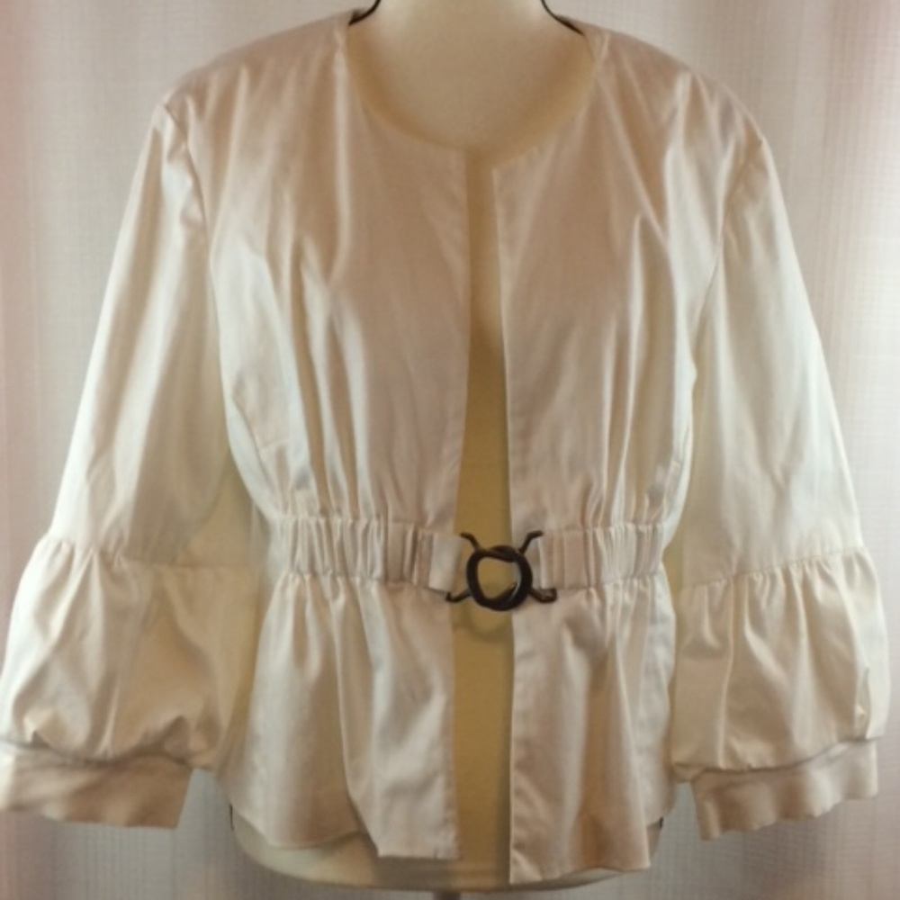 Tribal Extensible Stretch Womens White Jacket 14